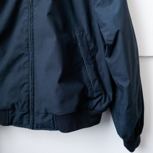 GANT Fleece Lined Navy Blue Bomber Jacket - Picture 6 of 10